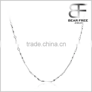 Custom 925 Sterling Silver Twisted Neck Link Chain Necklace Width 1.2mm, Matching Chain for Pendant thumbnail-2