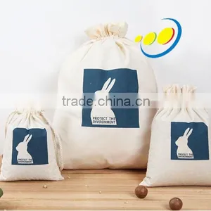 Wholesale Cotton Calico Dust Drawstring Bag With Custom Logo Quality Choice thumbnail-1