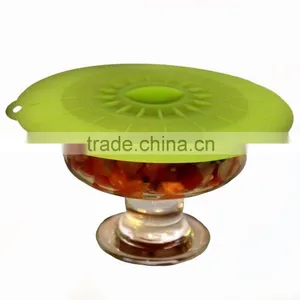 Large Size Reusable Silicone Suction Lids for Bowl thumbnail-2