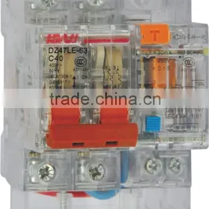 DZ47LE-63 2P, Earth Leakage Circuit Breaker, Residual Current Circuit Breaker thumbnail-1
