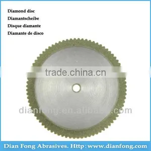 N22D20 22mm Flexible Miniature Solid Dental Edge Coated Diamond Disc Grinding Disk thumbnail-1