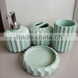 MZ-high Level Popular Resin Bathroom Accessories Set Colorful Collection thumbnail-2