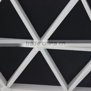 High Strength Suspended Cell Ceiling Aluminum Triangle Open Grid Ceiling thumbnail-2