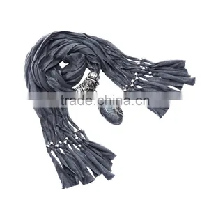 2016 New Design Metal Heart Shaped Pendant Scarf thumbnail-5