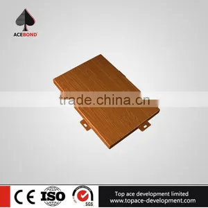 Excellent Corrosion Resistance 3.5mm Wood Grain Aluminum Solid Panel Balcony Decoration thumbnail-6