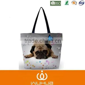 Animal Big Dog Eco Friendly and Durable Canvas Shopping Bag thumbnail-1