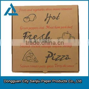Customized Printing Large and Small Size Stock Pizza Box Pizza Delivery Box thumbnail-2