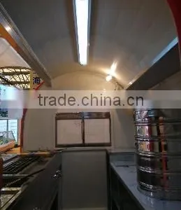 Convenient New Style Stainless Steel Mobile Street Food Vending Cart/Kiosk for Sale With Kitchen thumbnail-3