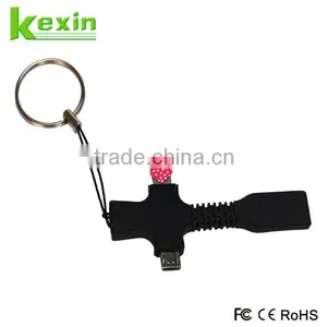 High Quality Short Micro USB Data Cable, 2 in 1 Micro USB Charger for Mobile Phone thumbnail-2