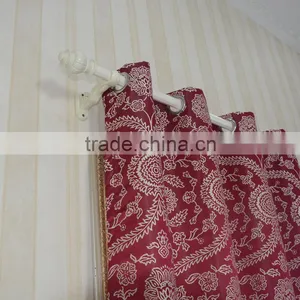 New Arrival 100% Polyester Embroidery Window Curtain Fabric thumbnail-6