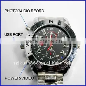 Hottest!!! Hidden Camera Motion Detection Waterproof HD Watch Camera,Camera DVR thumbnail-2