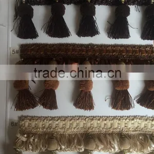 [YZLACE] Tassels Lace Curtains Wholesale 10004 thumbnail-2