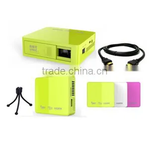 Wholesale UC50 DLP Mini Projector Full HD 1080P Home Theater Projecting Camera LED Video Home Multimedia Video thumbnail-1