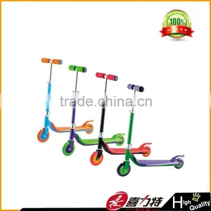 Two Wheel Aluminum Material Folding PVC Dick Scooter thumbnail-1