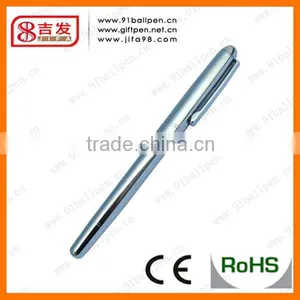 High Quality Black and White Grid Metal Ball Pen thumbnail-1