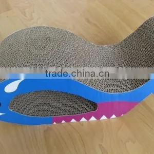 Fashionable Paper Pet Cat Toy Cardboard Cat Scratcher thumbnail-5