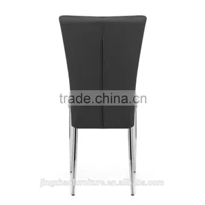 Modern Black Dining Chair thumbnail-4