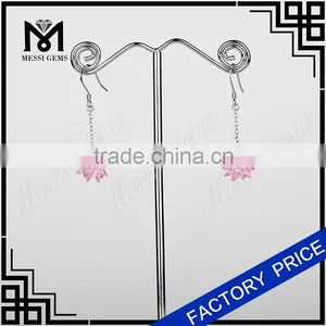 Maquise Flowers Cubic Zirconia Earrings Drop Earring From Messi Gems thumbnail-6