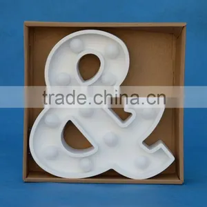 The "& " Shape Light Led Sign Light Marquee Lights With the Battery thumbnail-1