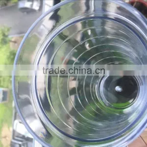 USA Best Seller Transparent 500ml BPA Free Plastic Double Wall With 20oz Tumbler Lid thumbnail-3