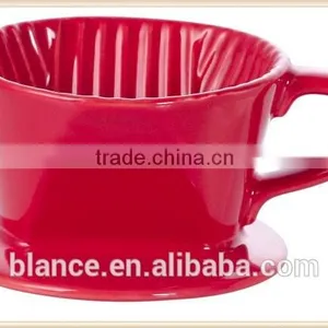 V Shape Ceramic Material Coffee Dripper With Customized Logo thumbnail-2