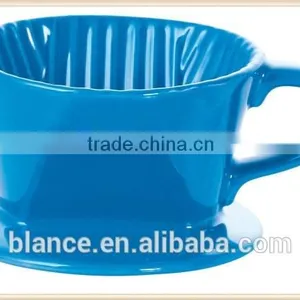 V Shape Ceramic Material Coffee Dripper With Customized Logo thumbnail-3