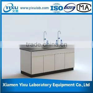 Laboratory Wood and Steel Bench thumbnail-3