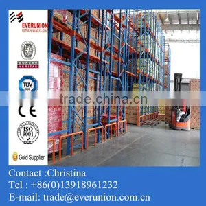 Q235b Steel Drive Through Pallet Racking With Upright thumbnail-1