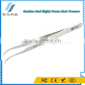 BST-215SA Highly Precise Stainless Steel Matt Tweezers thumbnail-3