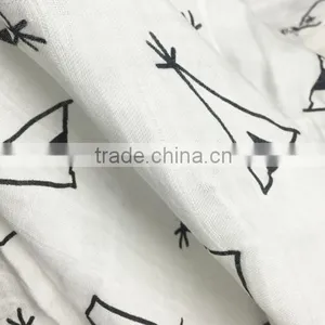 Wholesale Custom Bamboo Cotton Swaddle Blanket, Baby Swaddle Muslin thumbnail-4