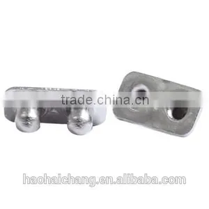 Double Solid Brass Round Head Brass Terminals Rivets thumbnail-1