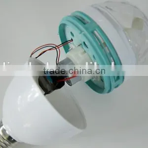 Cheap Price B22 E27 3w Rgb Rotating Disco Bulb thumbnail-6
