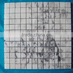White Marble Mosaic Tile on Sale thumbnail-6