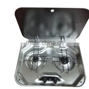RV Stainless Steel One Burner Gas Stove With Kitchen Sink GR-600 thumbnail-3