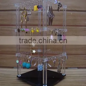 Clear Customized Acrylic Jewelry Display Stand / Shelf thumbnail-3