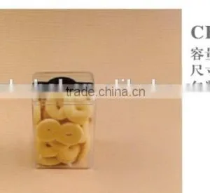 DISPOSABLE PS COOKIES BISCUIT SNACK PACKING BOX RECTANGULAR CONTAINER WITH LID ECONOMIC CH44 thumbnail-1