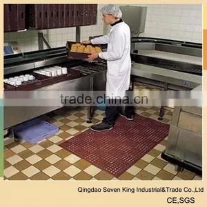 Waterproof Anti Slip Restaurant Kitchen Floor Rubber Hole Mats thumbnail-1