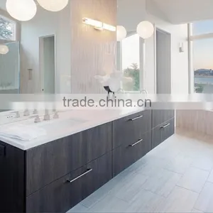 Modular Melamine Modern One Piece Bathroom Vanity Cabinet thumbnail-4