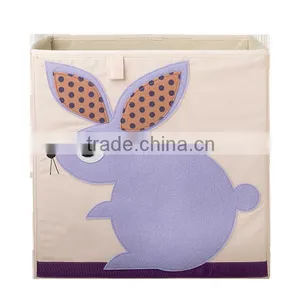 Fabric Closet Organizers Storage Cube, Sheep Storage Box Foldable thumbnail-3