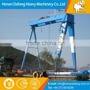 High Quality Customized 50ton,100t Shipside Shipyard Gantry Crane Price thumbnail-1