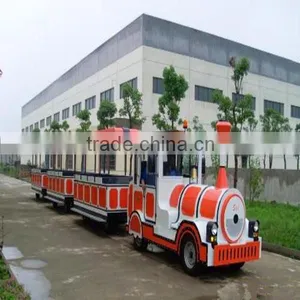 Amusement Park Electric Trains Trackless Train Ride Classical Train thumbnail-6