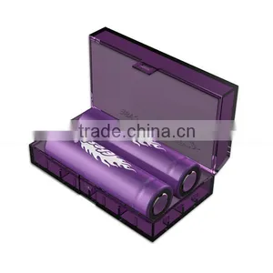 Plastic Case Efest H2 Plastic Storage Case 18650 Battery Holder High Quality Efest H2 thumbnail-1