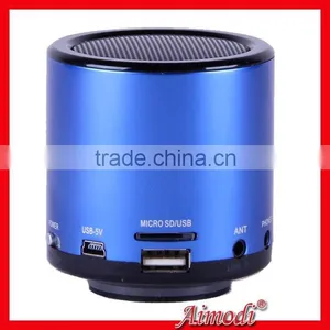 Business Gift fm Radio Bluetooth Mini Speaker With Microphone, Line in Funciton thumbnail-1