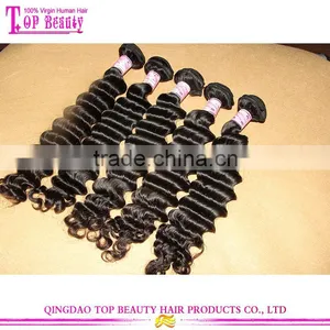 Raw Unprocessed Virgin Indian Hair Deep Wave Natural Raw Indian Hair thumbnail-4
