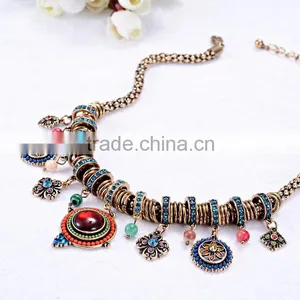 European and American Fashion Necklace Alloy Exaggerated Fashion Brief Paragraph Sweater Chain Necklace thumbnail-1