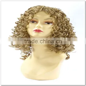 Curly Blonde Wigs for Party thumbnail-1