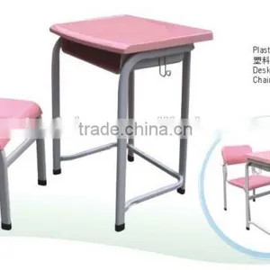 Cheep Detachable 2-person Desk & Chair School Furniture A-130 thumbnail-3