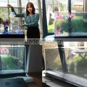 10inch Transparent Lcd Screen Vertical LCD Advertising Monitor USB Flash Drive Audio Player Video Loop LCD Box thumbnail-2