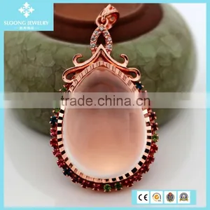 Yiwu Market Rose Gold Jewelry Necklace Pendant Wholesale thumbnail-3