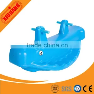 Indoor Outdoor Playground Kids Play Zone Plastic Rocking Horse thumbnail-2